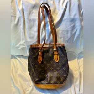 Louis Vuitton Brown Monogram Shoulder Bag * pics updated with measurements